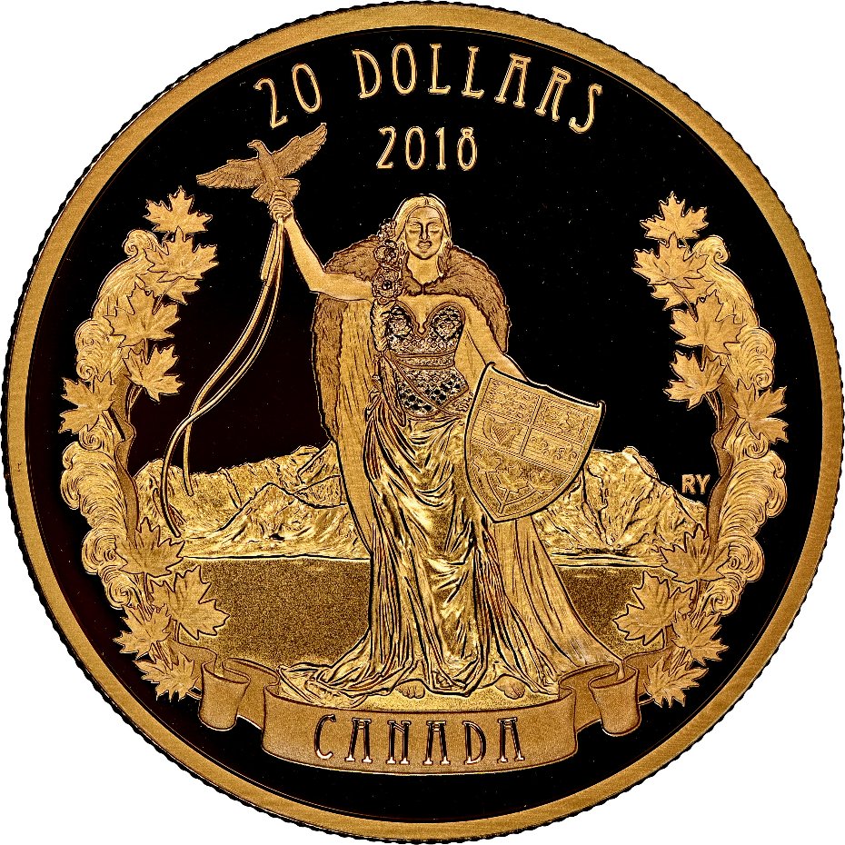Just-Back-From-NGC-Grading,-2018-Gilt-Canada-S$20-Borealis
