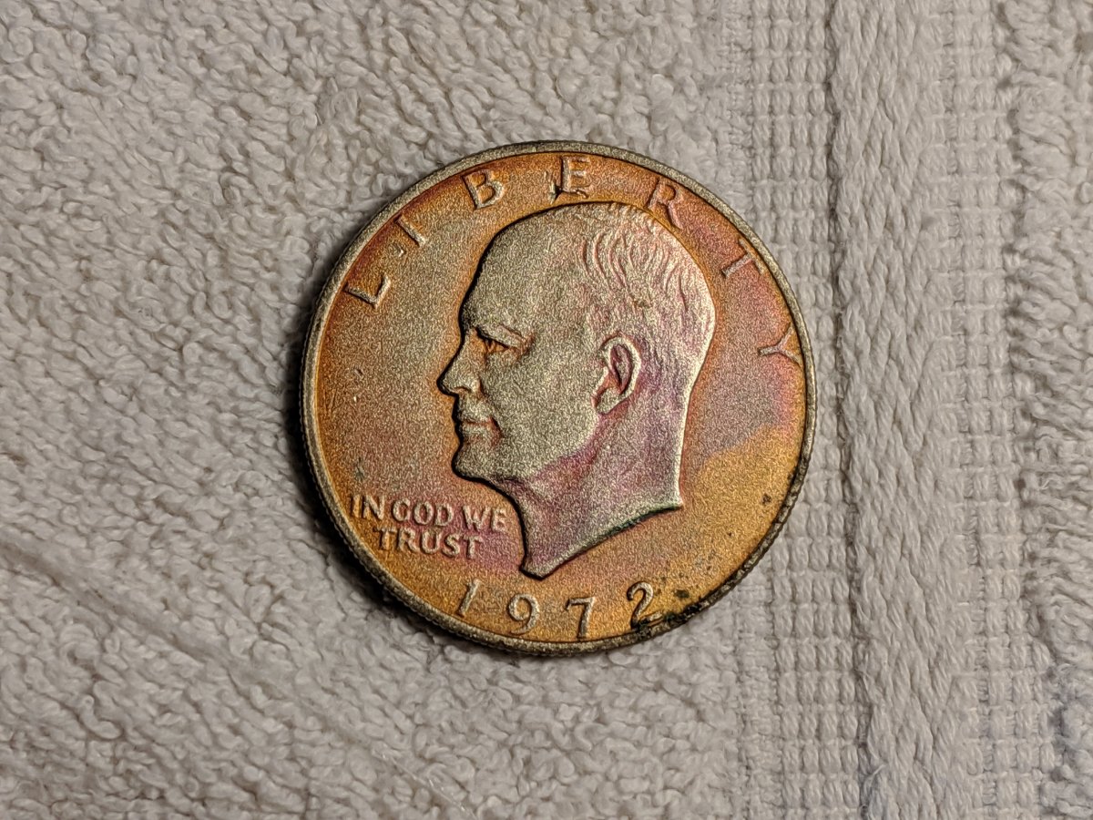 1972-P-Eisenhower-Dollar-Nice-Color