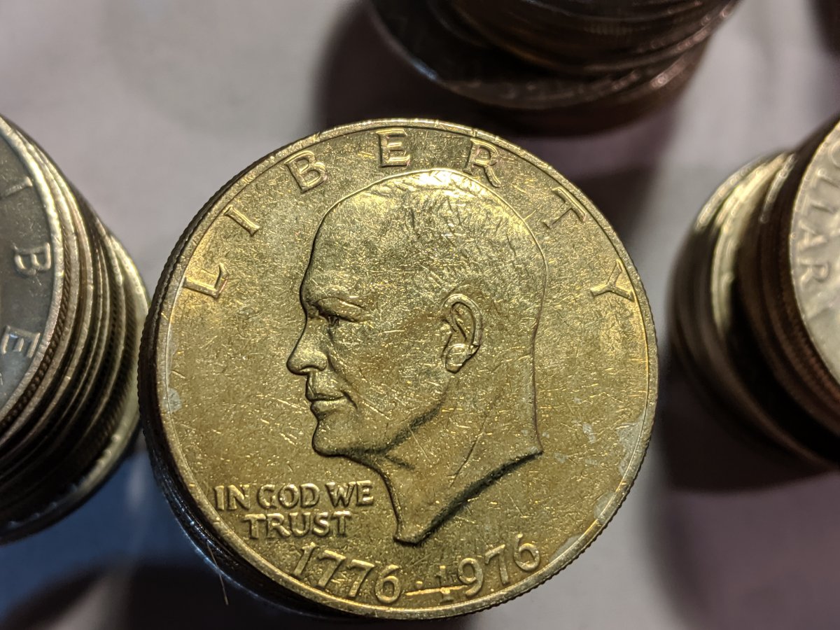 Bicentennial-Ike-Plated-Or-Toned?