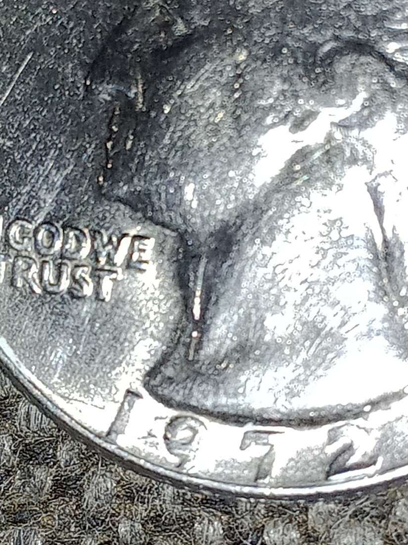 1965-Quarter-Drooling--Error-Or-Manmade