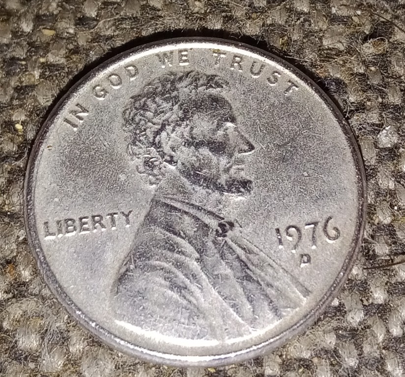 I-Found-This-1976-D-Penny-It's-The-Color-Of-A-Nickel