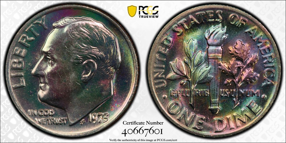 4-Extremely-Colorful-ASEs-And-A-Rosie-Dime-Fresh-From-PCGS