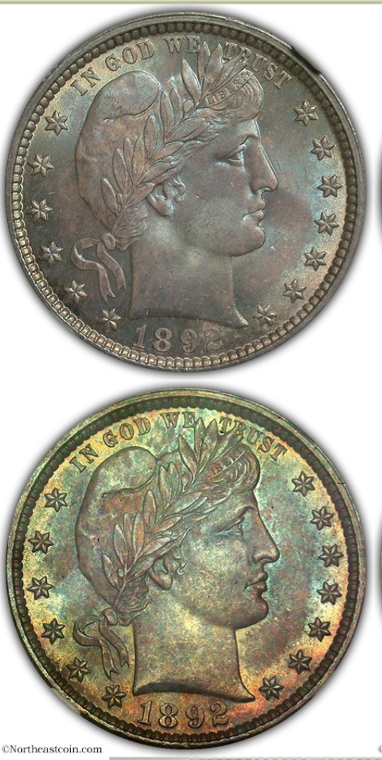 New-Acquisition:-1892-Barber-Quarter-NGC-MS-66+-CAC