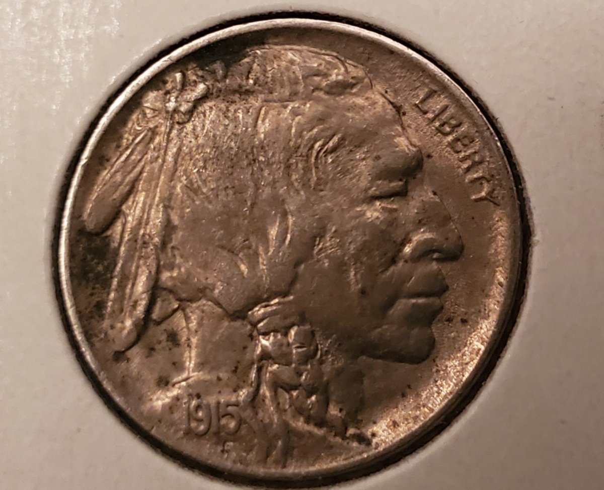 For-Grading,-1915-P-Buffalo-Nickel,-Bank-Roll-Find.