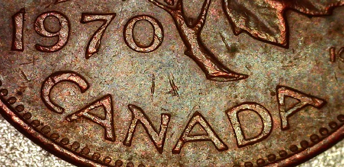 1970-Canadian-Cent,-Double-Re-In-Regina?