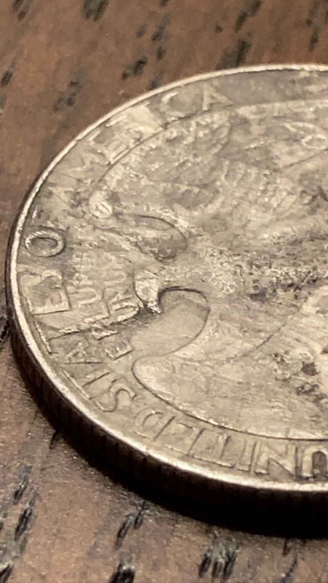 Anyone-Know-What-Could-Have-Caused-This-1991-Quarter-Crazy-Damage?