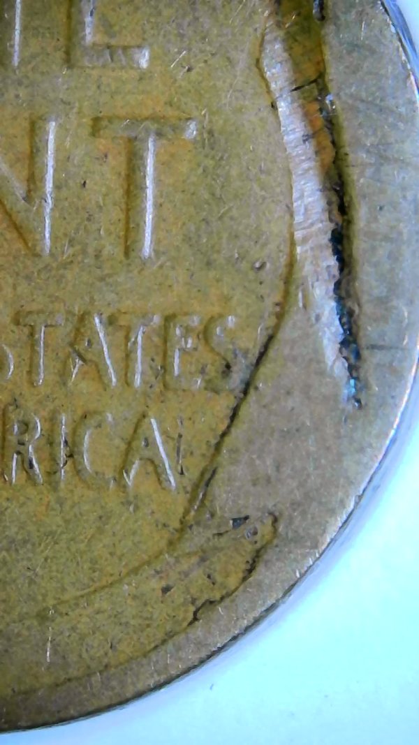 1939-Wheat-Back-Penny-Lamination--Error