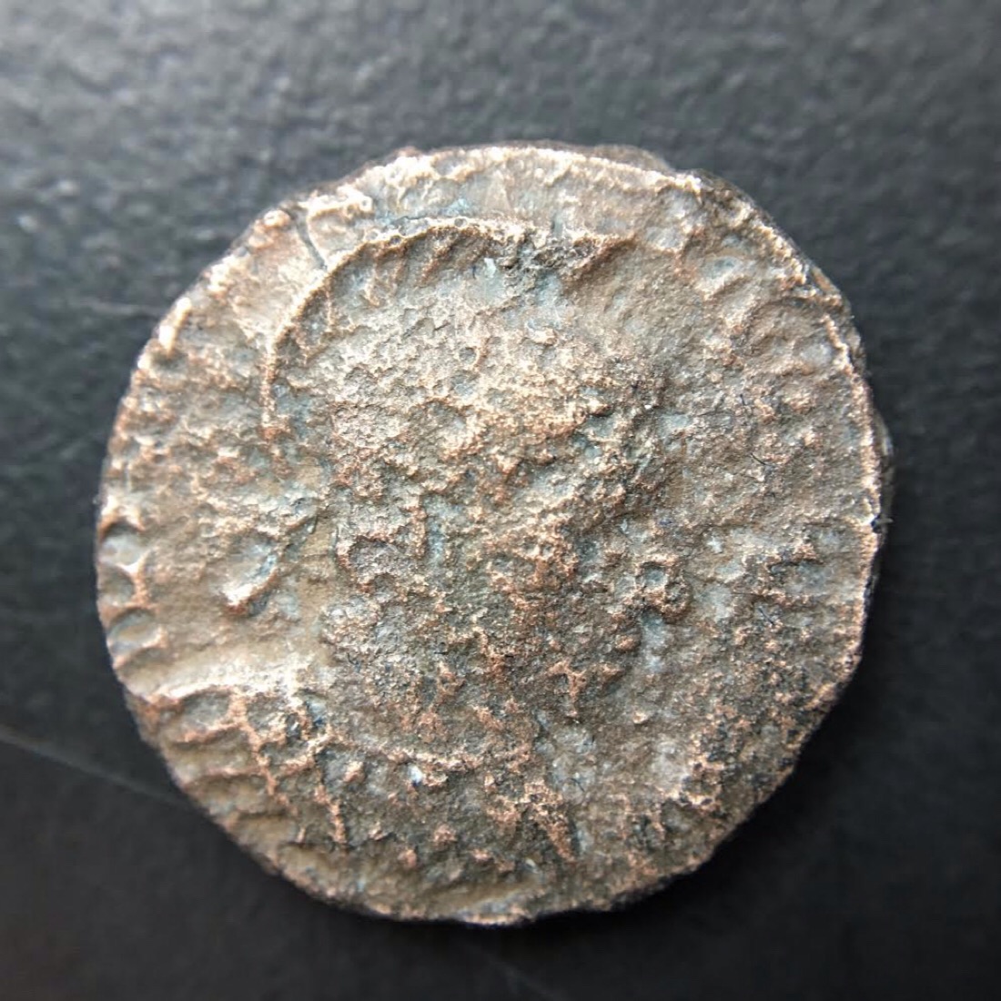 Any-Ideas-On-This-Toasty-Coin?--Helmeted-Figure