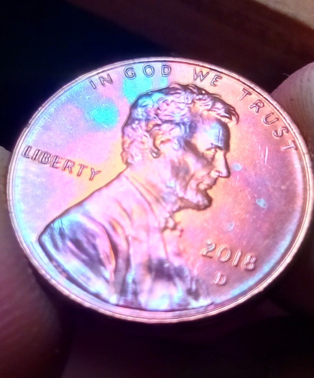 2018-D-Cent-Found--With-Rainbow-Tones-In-Wells-Fargo-Rolls