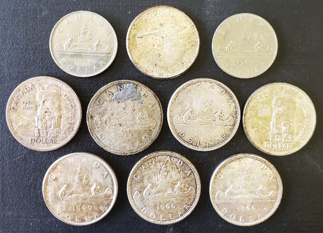 Canadian-Coins-From-Grandpa's-Collection
