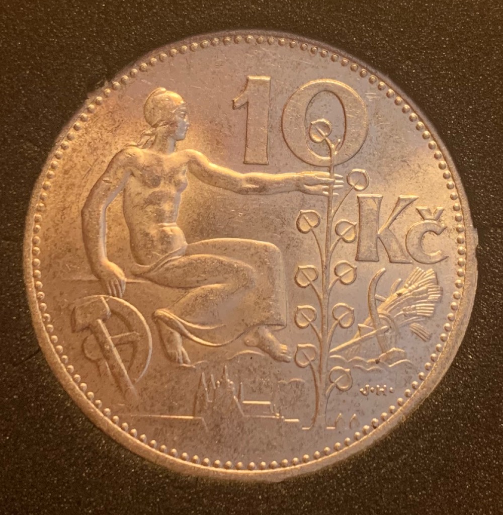 Grade-This-1932-Czechoslovakian-10-Koruna-Coin