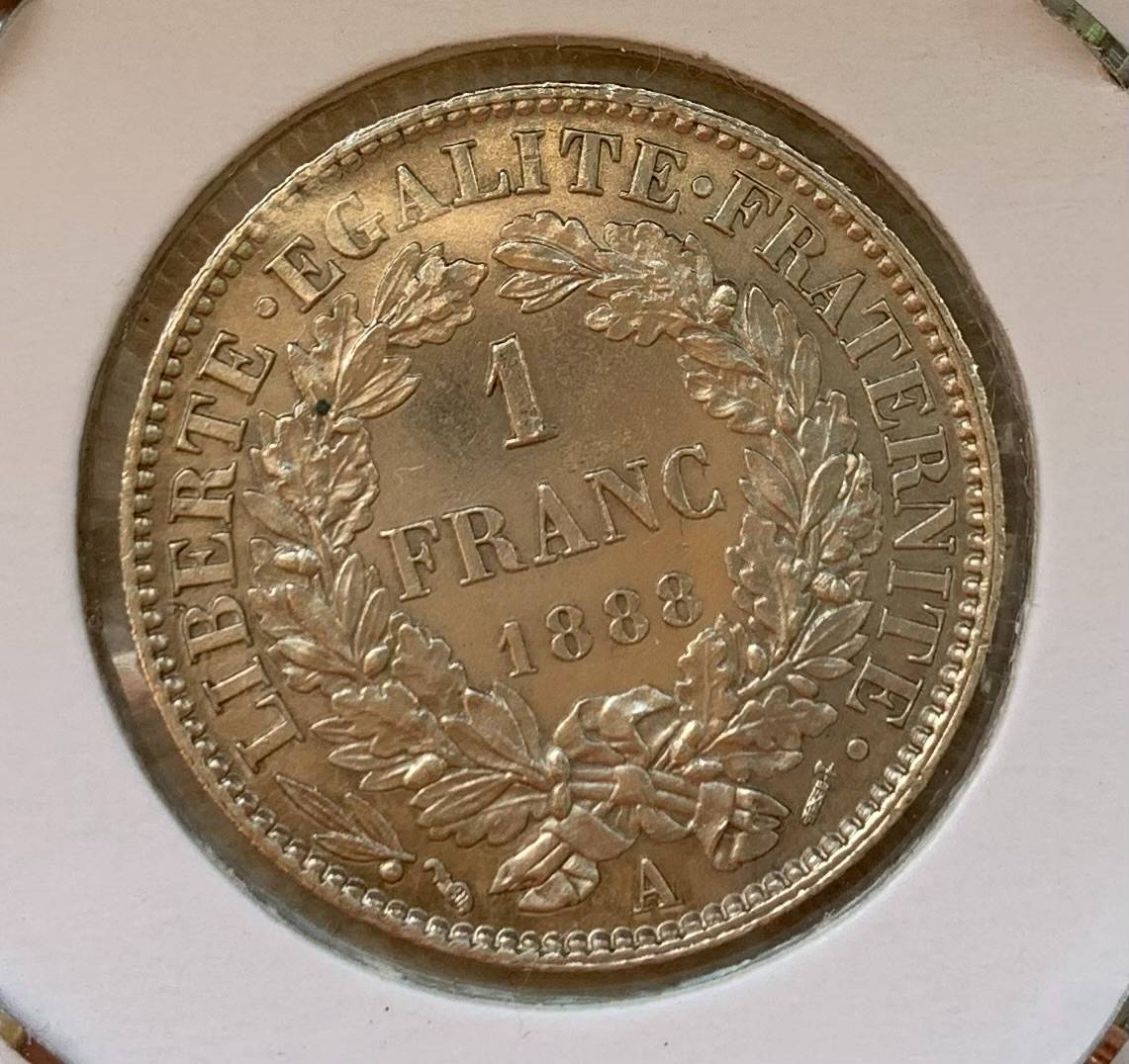 1-Franc-Ceres-1888-A---Please-Grade