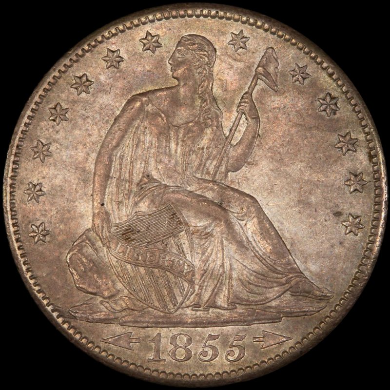 1855-S-Arrows-Seated-Liberty-Half-For-Grading