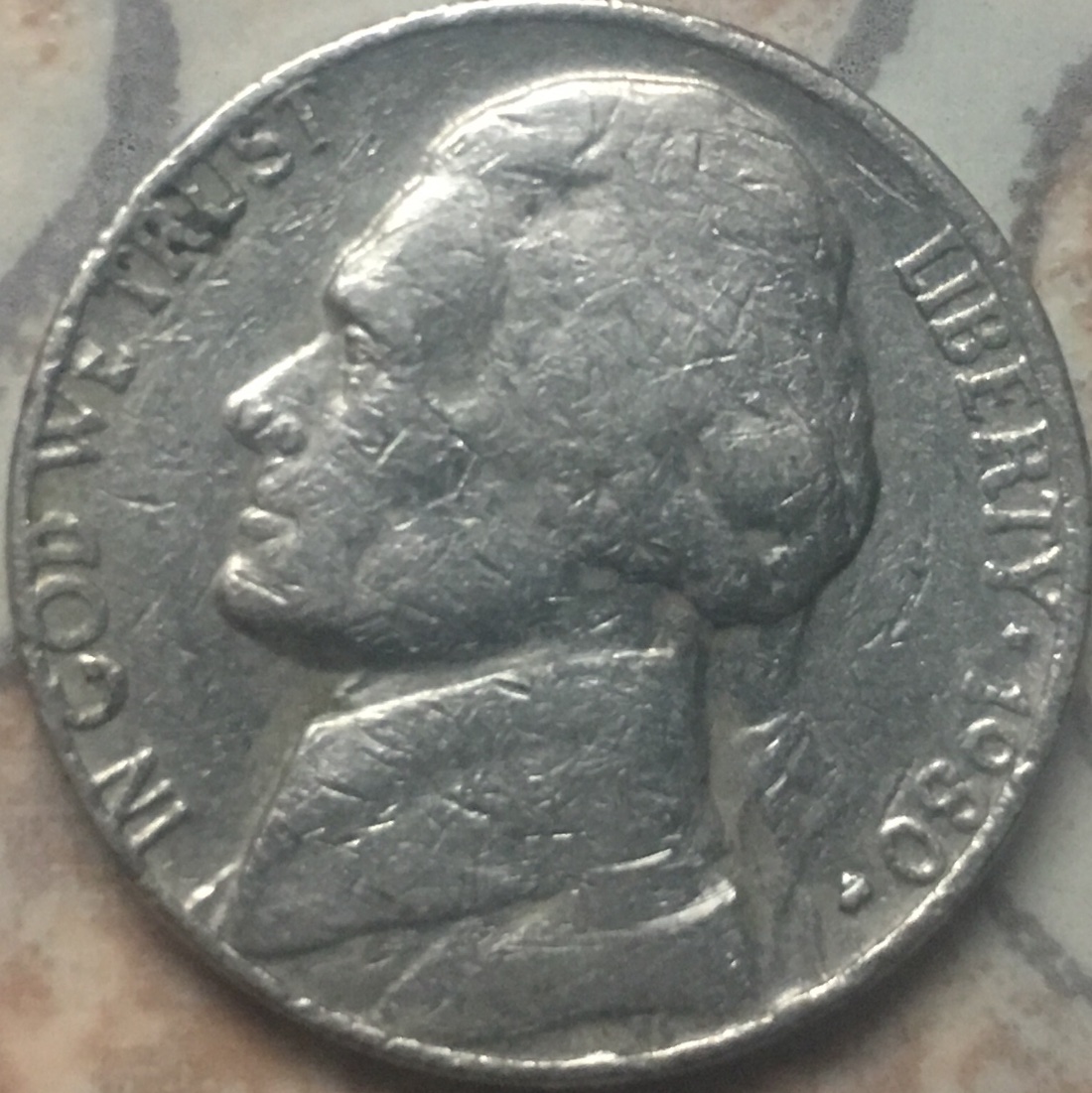 Nickel-1980-With-A-Weird-Mark-Above-