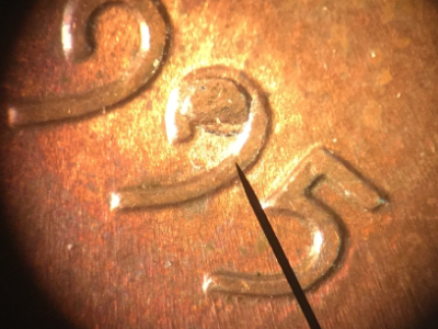 1992-And-1995-LMC-Cracked-Dies-And-An-Old-Canadian-Penny....