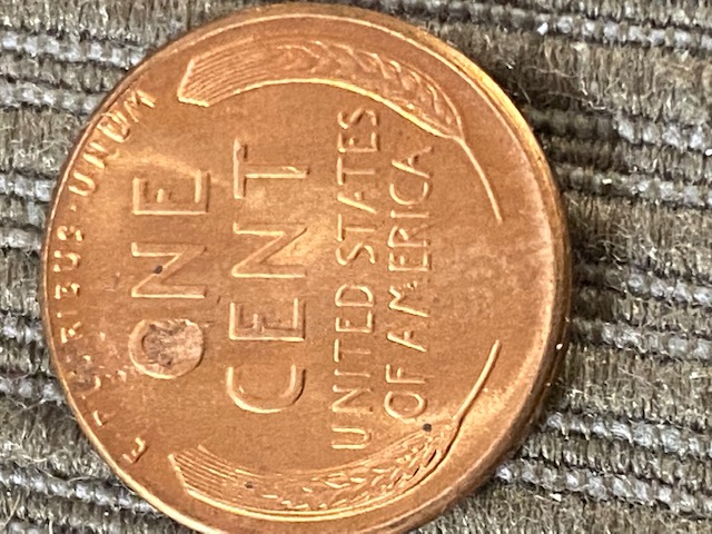 1958-Lincoln-Penny-In-Beautiful-Condition-Except.