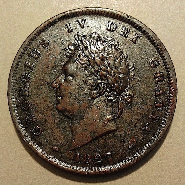 1827-Penny-Nice-Condition.
