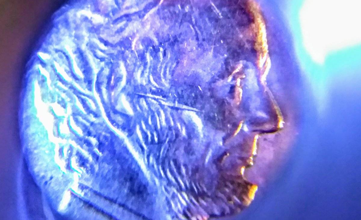 1996-Uncirculated-Lincoln-Cent-Two-Scars-On-Face