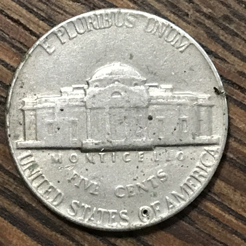 2001-Red-Colored-Nickel-Obverse-That's-Missing-Reverse?