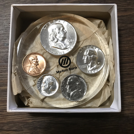 1946-Quarter-In-Lucite