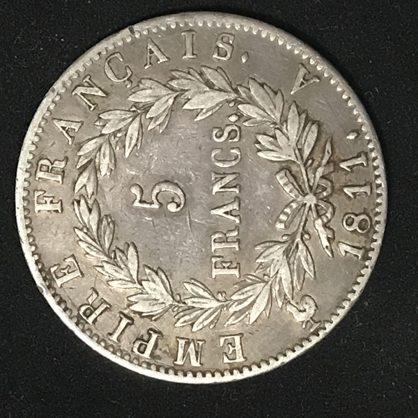 France-1811-5-Francs-My-First-Napoleon