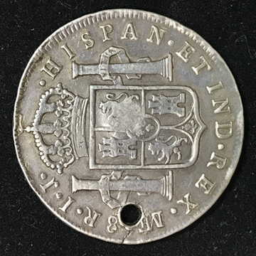 1792-8-Reales-Lima-W/-George-I-I-I-Counterstamp