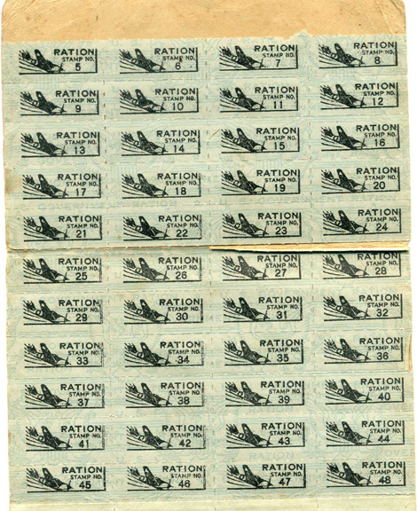 German-Uncut-Sheet-WWII-Food-Ration-Stamps