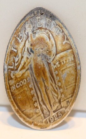J-H-Cline-Advertising-Coin---Token.-1916-Standing-Lib.-25c-Replica-Obv.