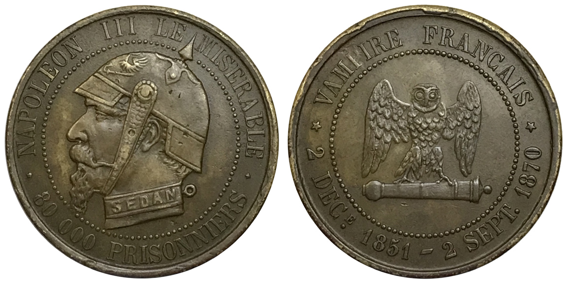 Back--From-The-Box-Again-#-6-Id:-US-Large-Cent-And-Satirical-French-Token