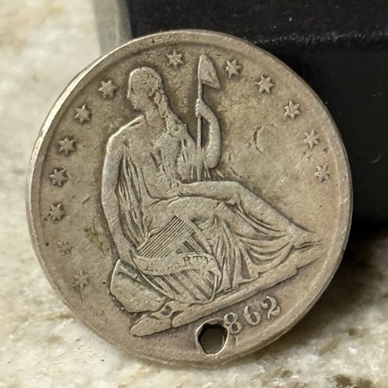 Looks-Like-Some-Buyer-Will-Get-Stung-On-This-Alleged-Csa-Dog-Tag-On-An-Alleged-1862-S-Half-Dollar
