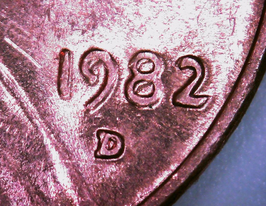 Qty:-6,-1982-D,-Copper,-Large-Date-Pennies,-Are-All-Of-These-An-Example-Of-DDD?