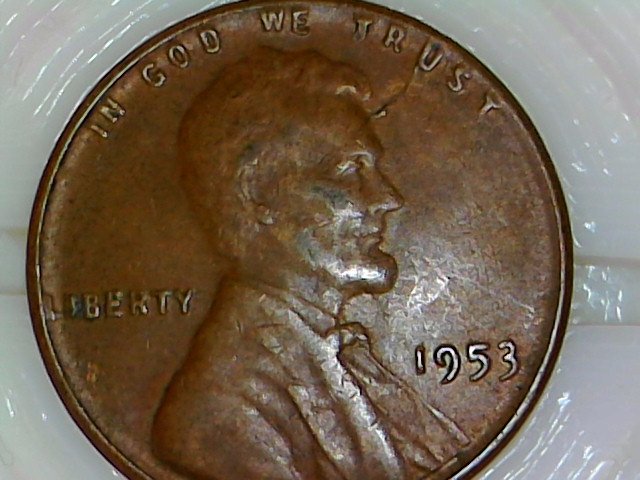 1953-Wheat-Penny---Die-Crack-Or-Lamination?