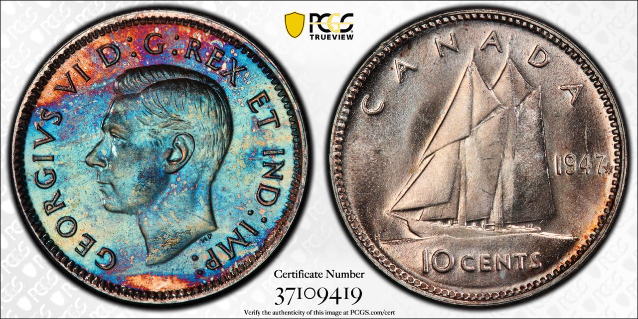 Toned-Canadian-Coins
