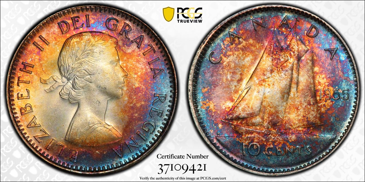 Toned-Canadian-Coins