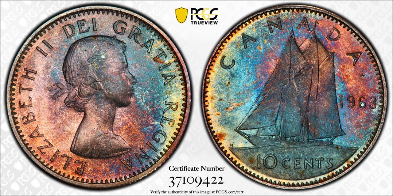 Toned-Canadian-Coins