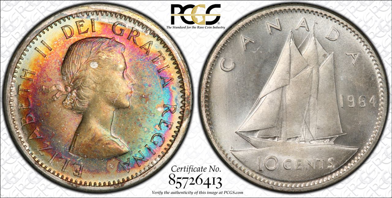Toned-Canadian-Coins