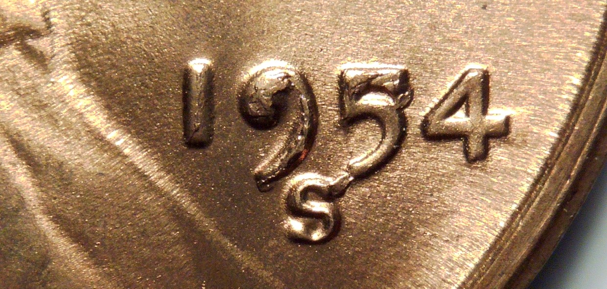 1954-S-Lincoln-Wheat-Cent---Die-Chips