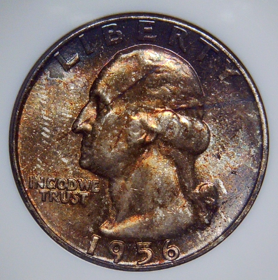 1956-Washington-Quarter---Die-Cracks