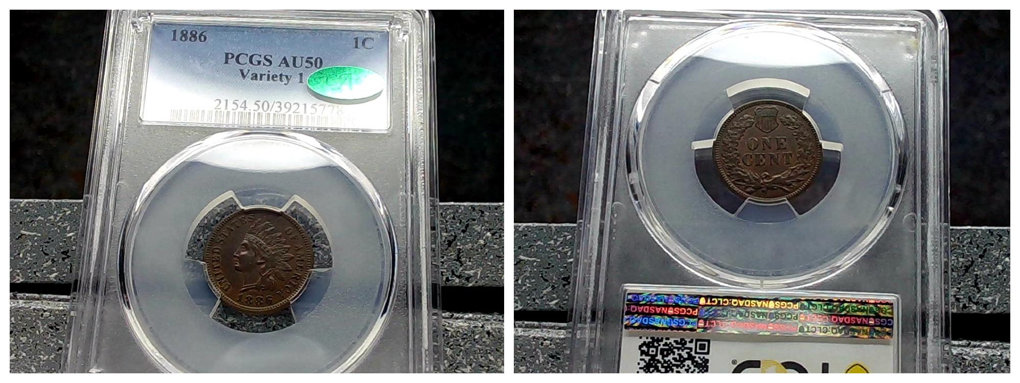 For-Grading---1886-Indian-Cent-T1-Vs-PCGS-CAC