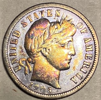 1905-Barber-Dime-Toned
