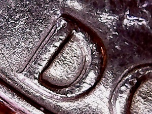1977-D-Eisenhower-Machine-Damage-Or?