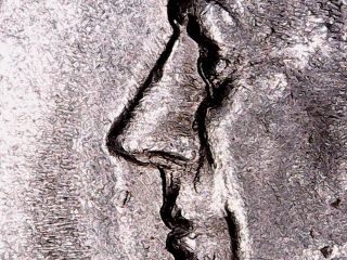 1972-D-Kennedy-Half/Looks-Like-Ghosting-But-Doesn't-Match