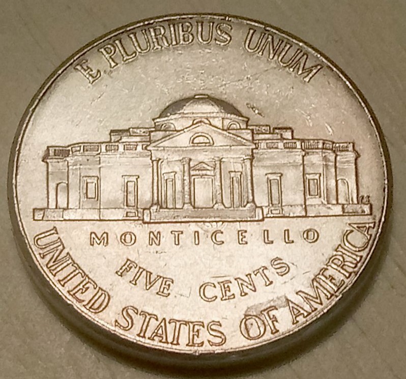 2016-P-Jefferson-Nickel-With-Reverse-Clash.
