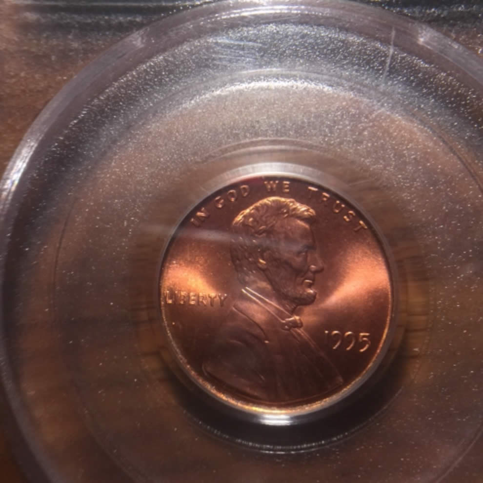 1995-Penny-DD—black-Spots-On-Otherwise-Nice-Coins
