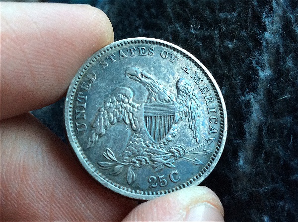 1838-Large-Cent-And-1834-Quarter-For-Grading