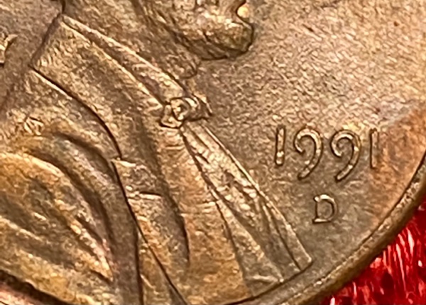 1991-D-Penny,-Is-It-Damage-Or-Error?