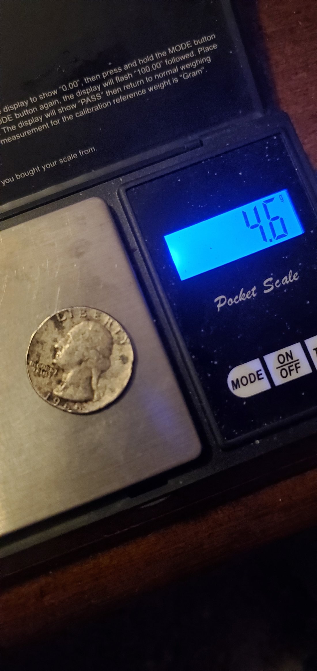 1965-Quarter,-Wrong-Stock.-4.6g