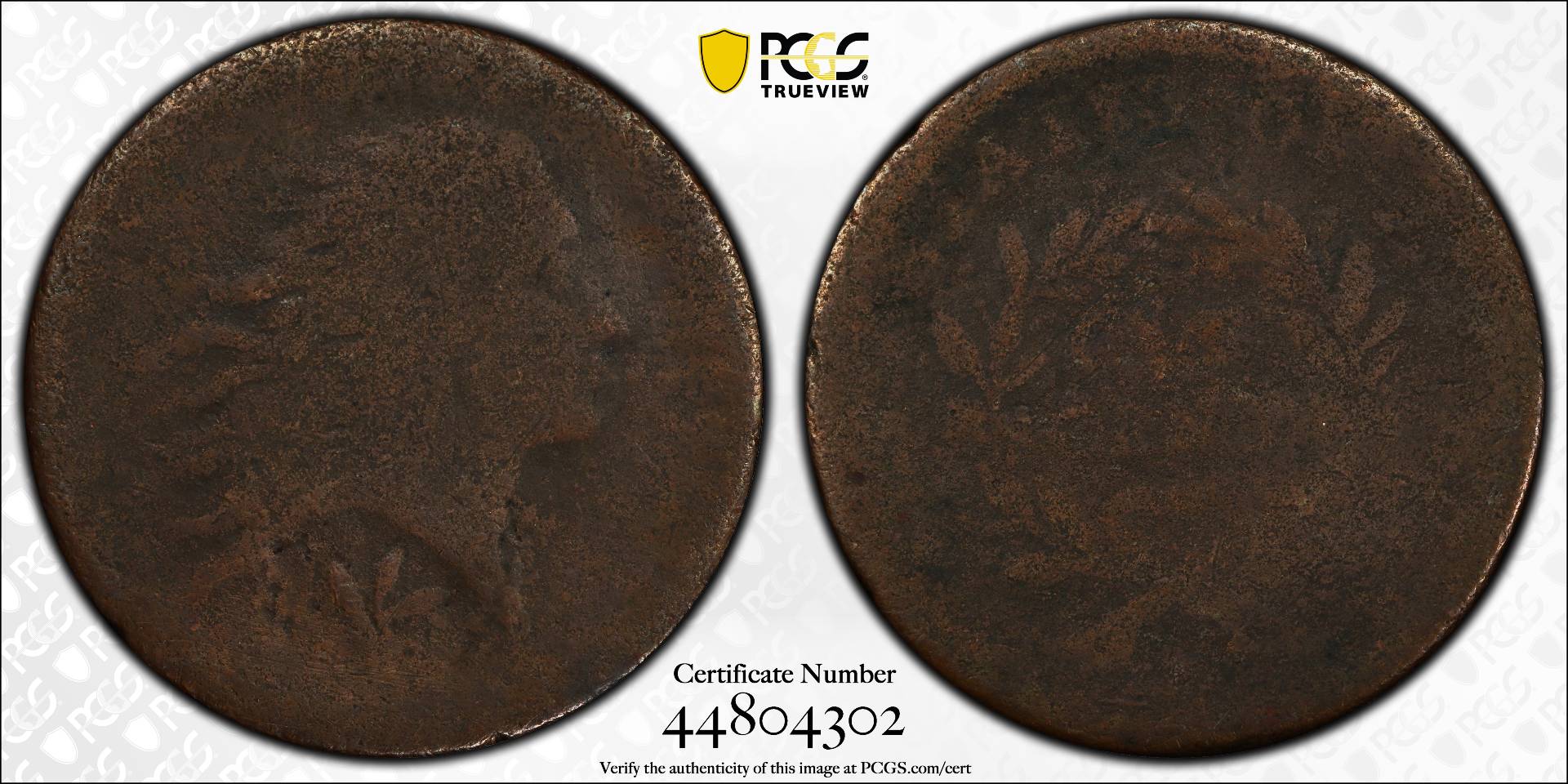1793-No-Date--Flowing-Hair-Cent-Grade