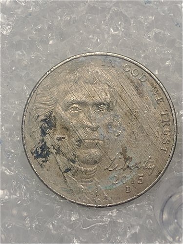 2015--D-Jefferson-Nickel.-Slanted-Lines-&-Satin-Gold-Tone?