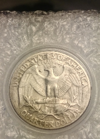 1970--D-25c-Washington-Quarter:-Error/-Variety--Damage/-Doctored?